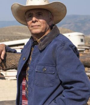  	Yellowstone S04 Felix Long Blue Trucker Jacket