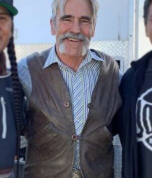  	Yellowstone Lloyd Pierce Distressed Brown Leather Vest