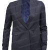 Yellowstone Kelly Reilly Grey Suiting Fabric Single Breasted Blazer Yellowstone Kelly Reilly Grey Suiting Fabric Single Breasted Blazer