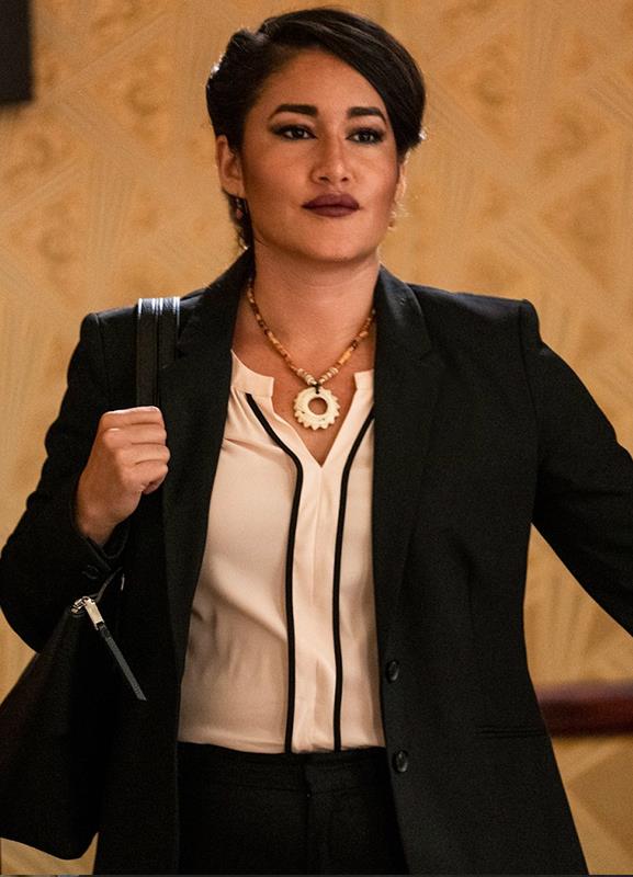 Yellowstone Angela Blue Thunder Wool Black Dress Blazer Coat Yellowstone Angela Blue Thunder Wool Black Dress Blazer Coat