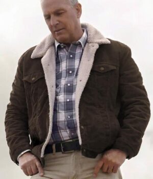  	Yellowstone John Dutton Fur Lining Corduroy Brown Jacket