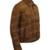  	Yellowstone Kayce Dutton Brown Waxed Jacket