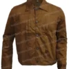  	Yellowstone Kayce Dutton Brown Waxed Jacket