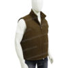 Yellowstone Season 3 Kevin Costner Beige Wool Vest Yellowstone Season 3 Kevin Costner Beige Wool Vest