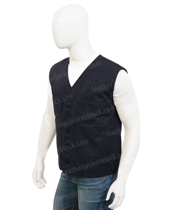 Yellowstone Kevin Costner Grey Wool-Blend Vest Yellowstone Kevin Costner Grey Wool-Blend Vest