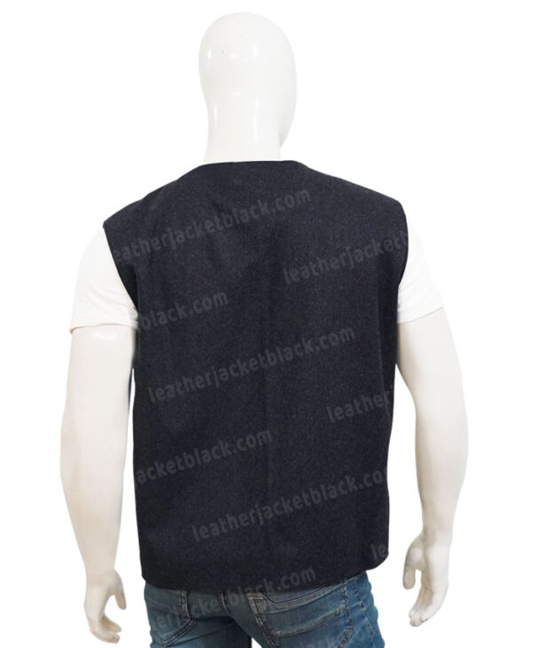 Yellowstone Kevin Costner Grey Wool-Blend Vest Yellowstone Kevin Costner Grey Wool-Blend Vest