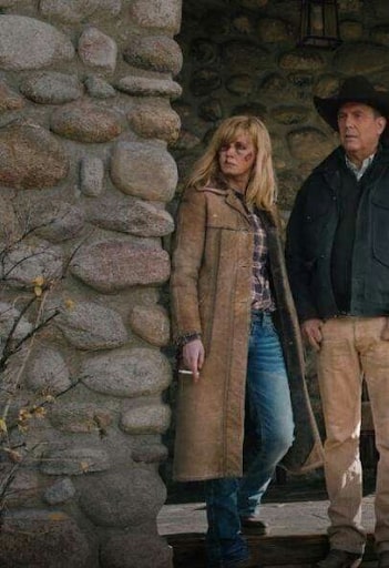 Yellowstone S02 Beth Dutton Leather Trench Coat Yellowstone S02 Beth Dutton Leather Trench Coat