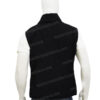  	Yellowstone John Dutton Quilted Black Cotton Vest