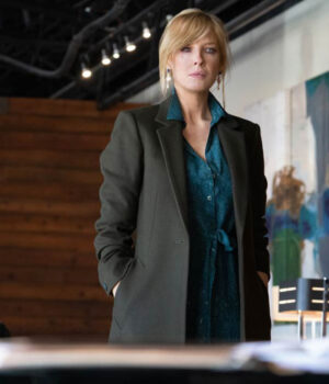  	Kelly Reilly Yellowstone S03 Trench Coat