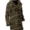  	Kelly Reilly Yellowstone S02 Leopard Print Fur Coat