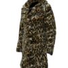  	Kelly Reilly Yellowstone S02 Leopard Print Fur Coat