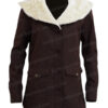 	Yellowstone S02 Beth Dutton Fur Collar Coat