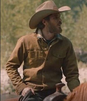  	Dave Annable Yellowstone Brown Trucker Jacket