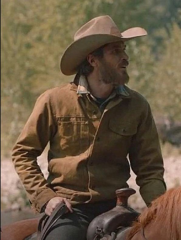 Dave Annable Yellowstone Brown Trucker Jacket Dave Annable Yellowstone Brown Trucker Jacket