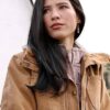  	Monica Dutton Yellowstone Brown Cotton Jacket