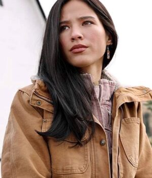  	Monica Dutton Yellowstone Brown Cotton Jacket