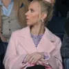  	Ted Lasso S03 Juno Temple Pink Coat