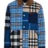  	Jason Sudeikis Ted Lasso Multicolor Quilted Check Jacket