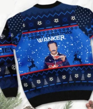  	Ted Lasso Multiple Colors Christmas Wool Sweater