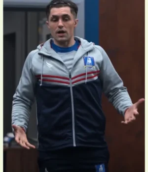  	Ted lasso Phil Dunster Track Hooded Jacket