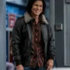  	Ted Lasso S02 Dani Rojas Leather Bomber Jacket