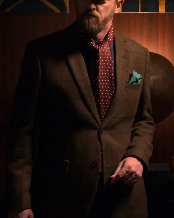 Ted Lasso Brendan Hunt Brown Blazer Ted Lasso Brendan Hunt Brown Blazer