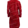 Juno Temple Ted Lasso Red Fur Coat Juno Temple Ted Lasso Red Fur Coat