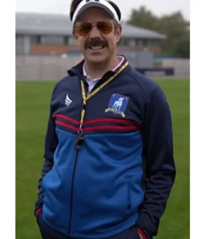  	Ted Lasso Jason Sudeikis Polyester Jacket