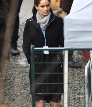  	Colony Katie Bowman Wool Black Long Coat