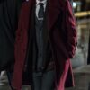  	Alan Snyder Colony Red Wool Coat