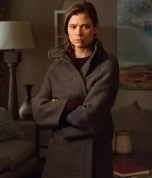  	Colony Amy Leonard Black Wool Coat