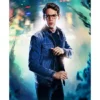  	Shadowhunters Simon Lewis Blue Trucker Denim Jacket