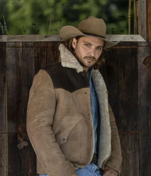  Yellowstone S05 Luke Grimes Suede Leather Jacket