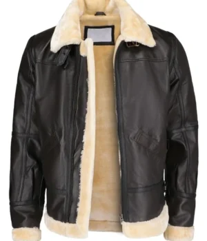  Henry Sheepskin Shearling Aviator Jacket
