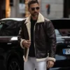  Henry Sheepskin Shearling Aviator Jacket
