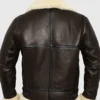  Roy B-3 Shearling Brown Leather Aviator Jacket