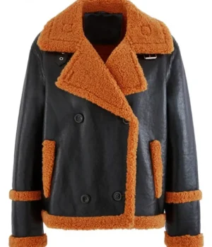  Austin Brown Leather Black Jacket