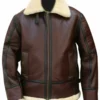  Pilot Flight WWII Shearling B3 Bomber Jacket