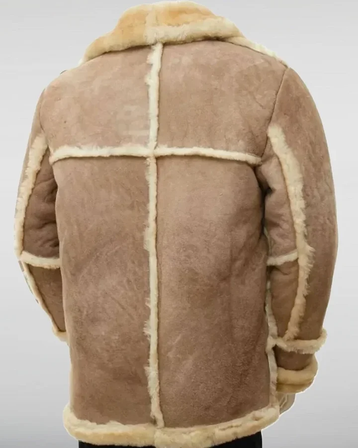 SF-0325 Heavy Shearling Beige Suede Jacket SF-0325 Heavy Shearling Beige Suede Jacket