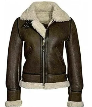  Frank Aviator SF Bomber RAF Shearling Jacket