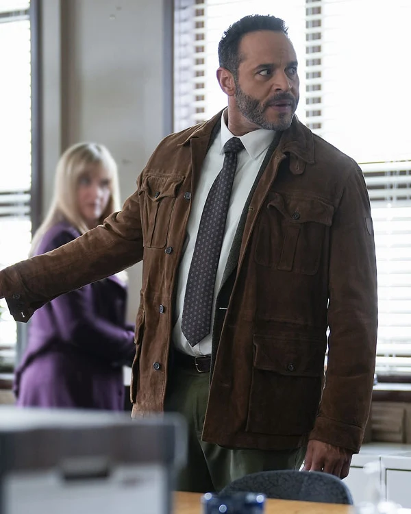 Adam Karadec High Potential S01 Brown Suede Jacket Adam Karadec High Potential S01 Brown Suede Jacket