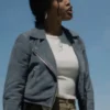  Daphne High Potential Suede Jacket