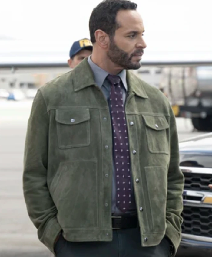 Detective Karadec High Potential Suede Trucker Jacket Detective Karadec High Potential Suede Trucker Jacket