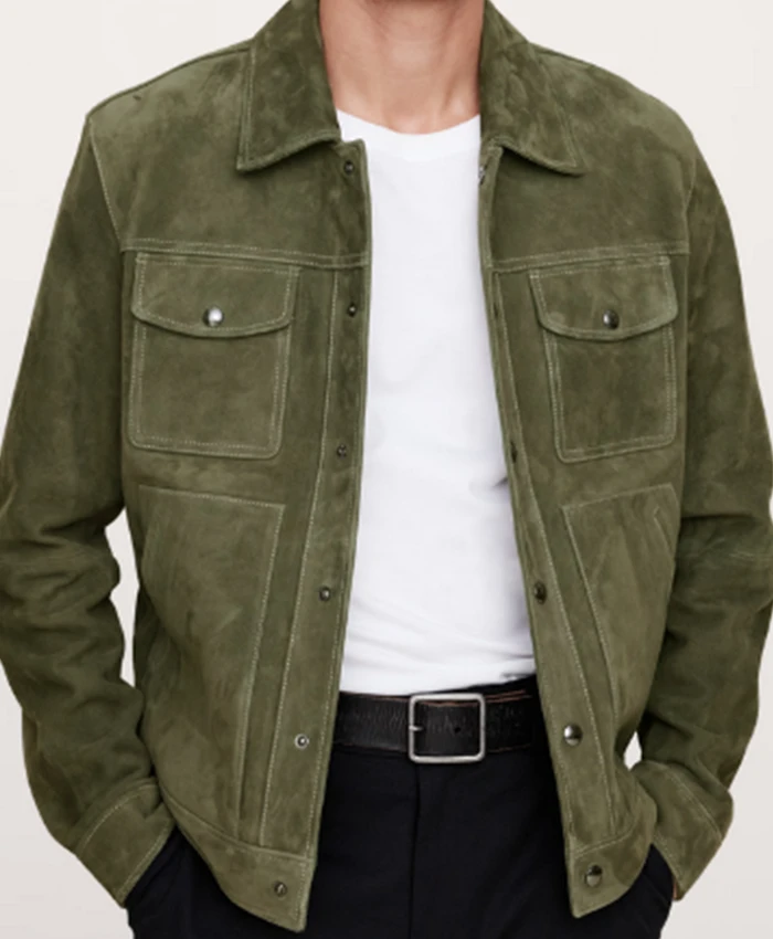 Detective Karadec High Potential Suede Trucker Jacket Detective Karadec High Potential Suede Trucker Jacket