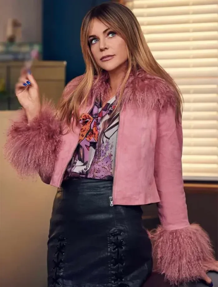 High Potential Kaitlin Olson Pink Jacket High Potential Kaitlin Olson Pink Jacket