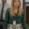 Kaitlin Olson High Potential Green Snake Shirt Kaitlin Olson High Potential Green Snake Shirt
