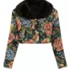  Kaitlin Olson High Potential S01 Jacquard Fur Coat