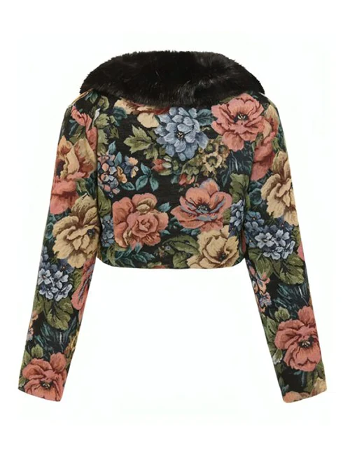 Kaitlin Olson High Potential S01 Jacquard Fur Coat Kaitlin Olson High Potential S01 Jacquard Fur Coat