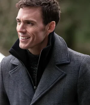  Sam Claflin Every Breath You Take Grey Coat