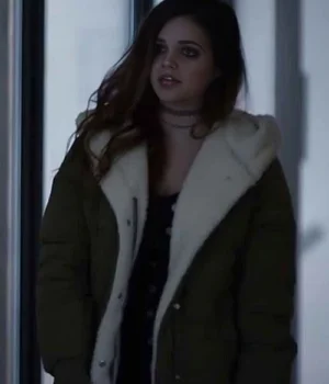  Every Breath You Take Lucy Shearling Hooded Coat